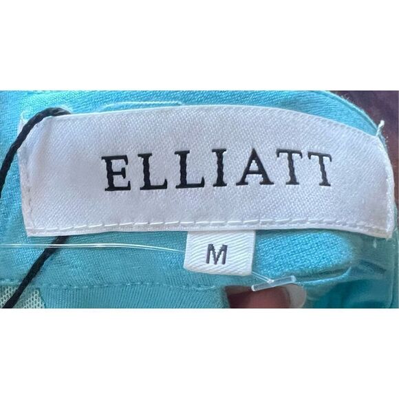 Elliatt Specter asymmetrical cut out maxi Dress in Aquamarine Blue NWT Size Medi - Picture 6 of 7